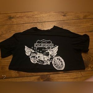 Motorcycle Crop-top
